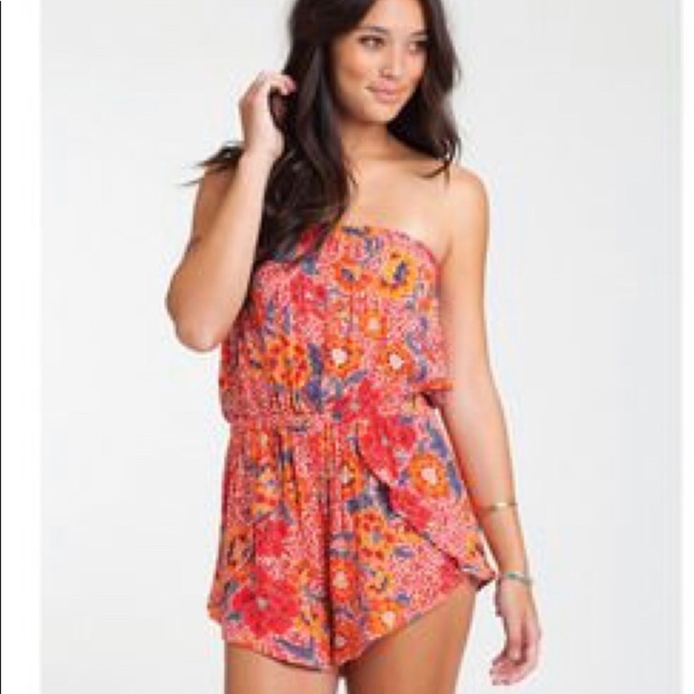 Tropical billabong romper